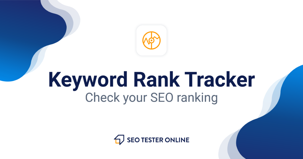 keyword rank tracker tool